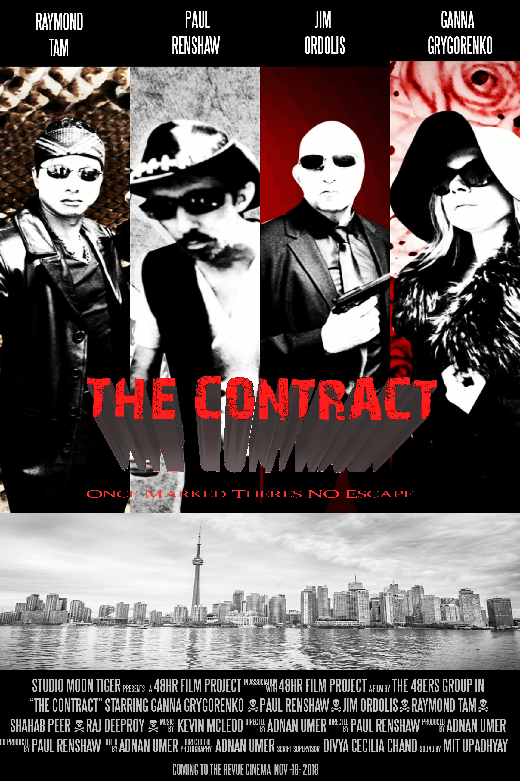 Poster for 48hr Film  "The contract"